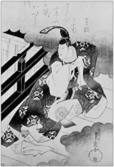 Images Dated 7th August 2017: Antique Japanese Illustration: Actor by Sadahiro