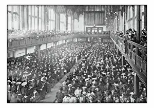 Antique London's photographs: Missionary meeting in Church House, Westminster