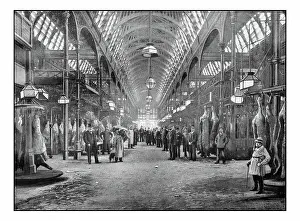 Antique London's photographs: Smithfield meat market