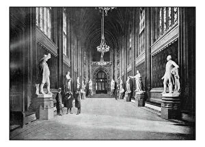 Palace of Westminster Collection: Antique Londons photographs: St Stephens Hall