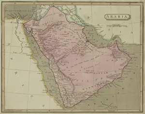 Antique map of Arabia