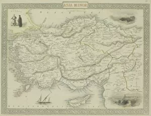 Anatolia Collection: Antique map of Asia Minor