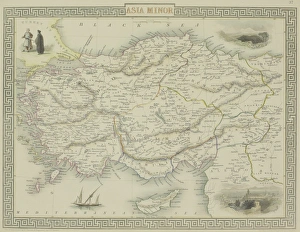Images Dated 27th April 2006: Antique map of Asia Minor