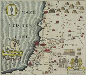 Images Dated 27th April 2006: Antique map of the coast of Phoenicia
