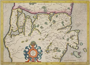 Images Dated 27th April 2006: Antique map of Denmark and vicinity