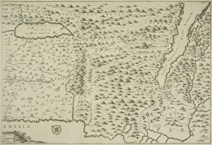 Legend Prints: Antique map of the Gulf of Suez with Egypt and Israel