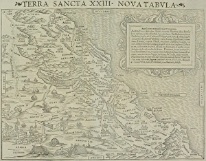 Images Dated 27th April 2006: Antique map of the holy land