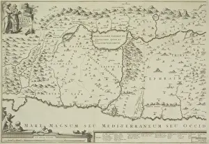 Legend Prints: Antique map of the holy land