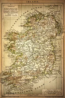 Images Dated 19th January 2016: Antique Map of Ireland