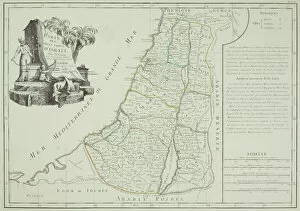 Images Dated 3rd May 2006: Antique map of Israel