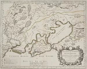 Antique map of Petite Tartarie north of the Black Sea