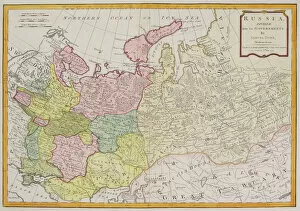 Historic Gallery: Antique map of Russia
