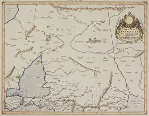 Antique map of Sarmatiam Asiaticam
