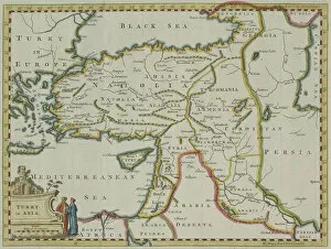 Images Dated 27th April 2006: Antique map of Turkey in Asia