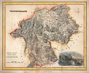Images Dated 15th April 2014: Antique map of Westmoreland