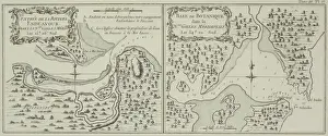 Title Prints: Antique maps of Botany Bay and Endeavour River in Australia