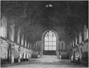 Palace of Westminster Gallery: Antique photo: Old Westminster Hall