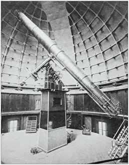 Prints of Antique photograph of America's famous landscapes: Great Telescope Unveiling the Universe: A Stunning Collection of Astronomy Images: Antique photograph of America's famous landscapes: Great Telescope