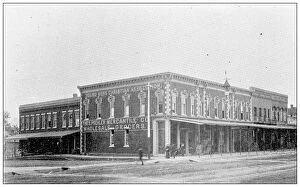 Antique photograph from Lawrence, Kansas, in 1898: YMCA