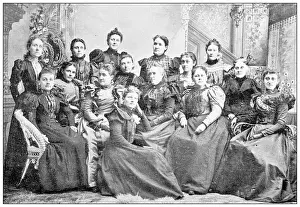 Antique photograph from Lawrence, Kansas, in 1898: Review Club