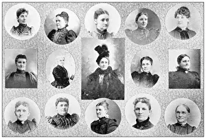Antique photograph from Lawrence, Kansas, in 1898: Ingleside Club