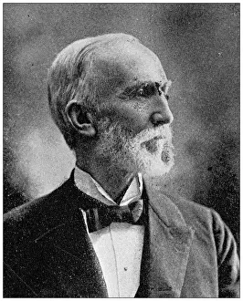 Antique photograph from Lawrence, Kansas, in 1898: Rev Richard Cordley