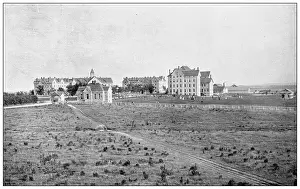 Haskell Prints: Antique photograph from Lawrence, Kansas, in 1898: Haskell Institute