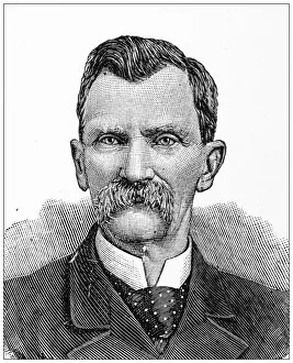 Antique photograph from Lawrence, Kansas, in 1898: B F Smith