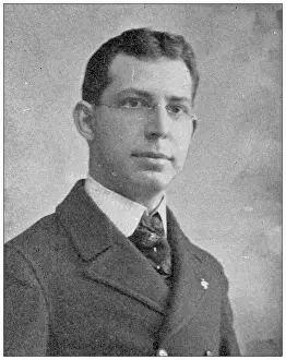 Antique photograph from Lawrence, Kansas, in 1898: C E Esterly, Dentist