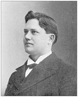 Antique photograph from Lawrence, Kansas, in 1898: Physicians and Surgeons, Wylie G Woodruff