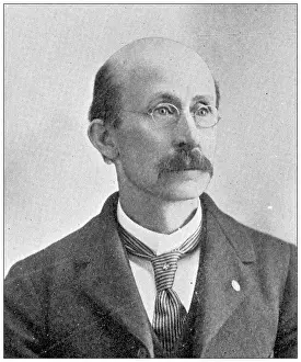 Antique photograph from Lawrence, Kansas, in 1898: J A Poff, Court Bailiff