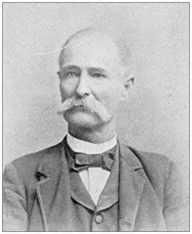 Prints of Antique photograph from Lawrence, Kansas, in 1898: J D Herrington, Railway mail service Lawrence, Kansas Antique Photograph Prints: Antique photograph from Lawrence, Kansas, in 1898: J D Herrington, Railway mail service