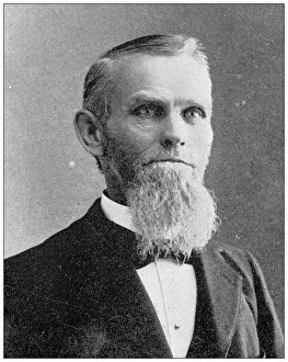 Lawrence, Kansas Antique Photograph Gallery: Antique photograph from Lawrence, Kansas, in 1898: Dr W Y Leonard, Coroner