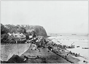 A fascinating collection of images featuring great British piers: Antique photograph of Penarth