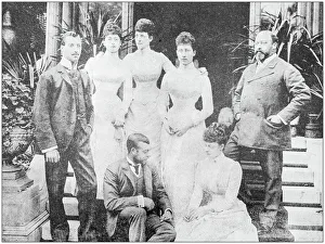 Images Dated 28th September 2018: Antique photograph: Prince of Wales and Family