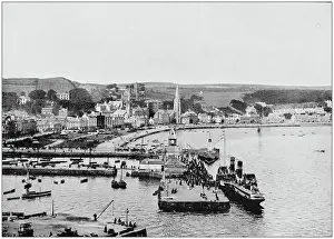 Antique photograph of seaside towns of Great Britain and Ireland: Rothesay
