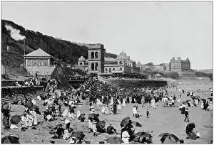 Prints of Antique photograph of seaside towns of Great Britain and Ireland: Scarborough The Great British Seaside Prints: Antique photograph of seaside towns of Great Britain and Ireland: Scarborough