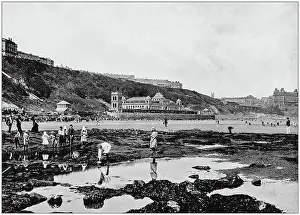 Antique photograph of seaside towns of Great Britain and Ireland: Scarborough