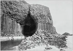 Prints of Antique photograph of seaside towns of Great Britain and Ireland: Staffa The Great British Seaside Prints: Antique photograph of seaside towns of Great Britain and Ireland: Staffa