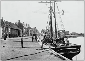Antique photograph of seaside towns of Great Britain and Ireland: Wells