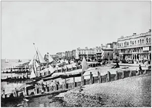 Antique photograph of seaside towns of Great Britain and Ireland: Worthing