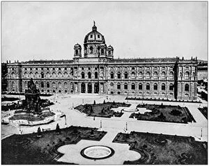 Images Dated 22nd September 2017: Antique photograph of Worlds famous sites: Maria Theresia, Vienna, Austria
