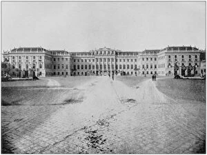 Images Dated 16th January 2018: Antique photograph of Worlds famous sites: Schonbrunn, Austria