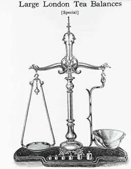 Drugstore Prints: Antique Scale Used In Apothecary Shops