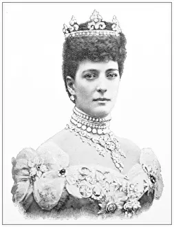 Antique travel photographs of Denmark: Alexandra of Denmark