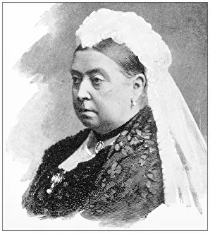 Antique travel photographs of England: Queen Victoria