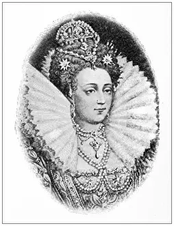 Antique travel photographs of Scotland: Elizabeth I of England