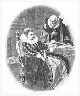 Antique travel photographs of Scotland: Elizabeth I hesitation