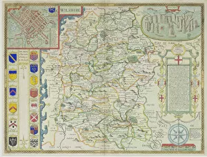 antiquity, archival, cartography, coat-of-arms, compass, england, europe, geographical
