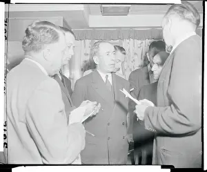 Antoine Pinay During Press Conference
